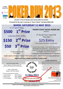 Seeing that cars were welcome on the Poker Run...that it really was possible...AMAZING feeling!! :D 