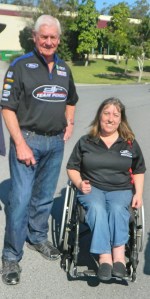 With the man himself, Dick Johnson - affectionately known by me, as my 'Racing Dad'. Without this great, yet very humble man, I wouldn't be doing 'what I do' today! :)